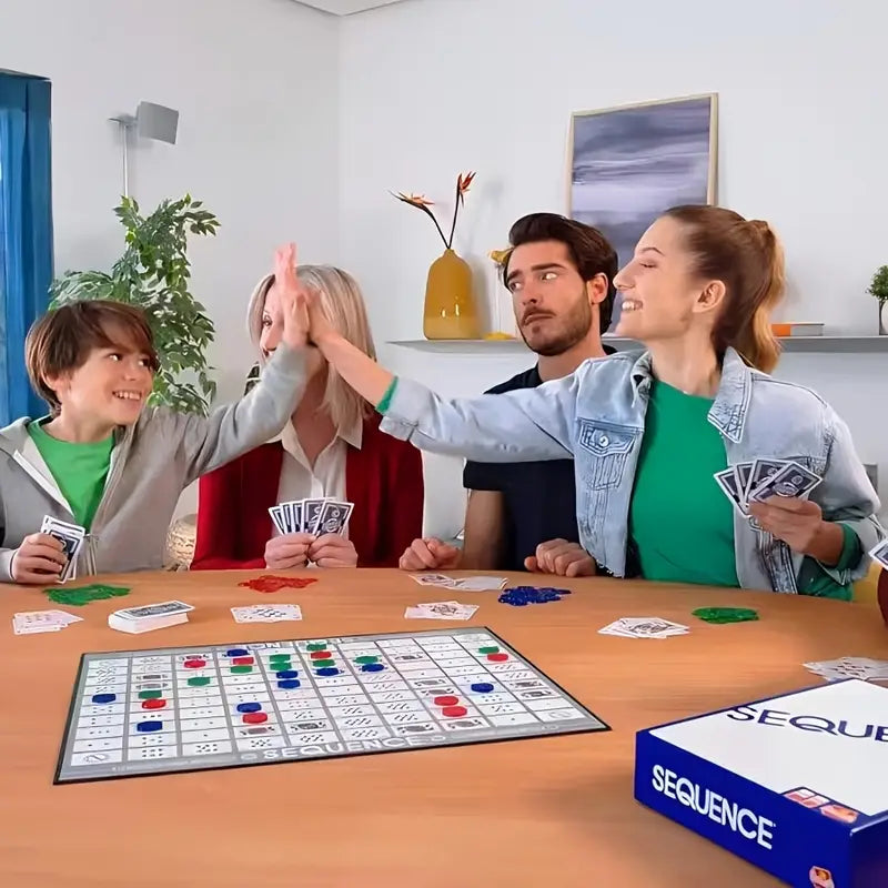 Sequence Classic Board Game – Family Strategy Game for 2-12 Players | Fun & Easy to Learn