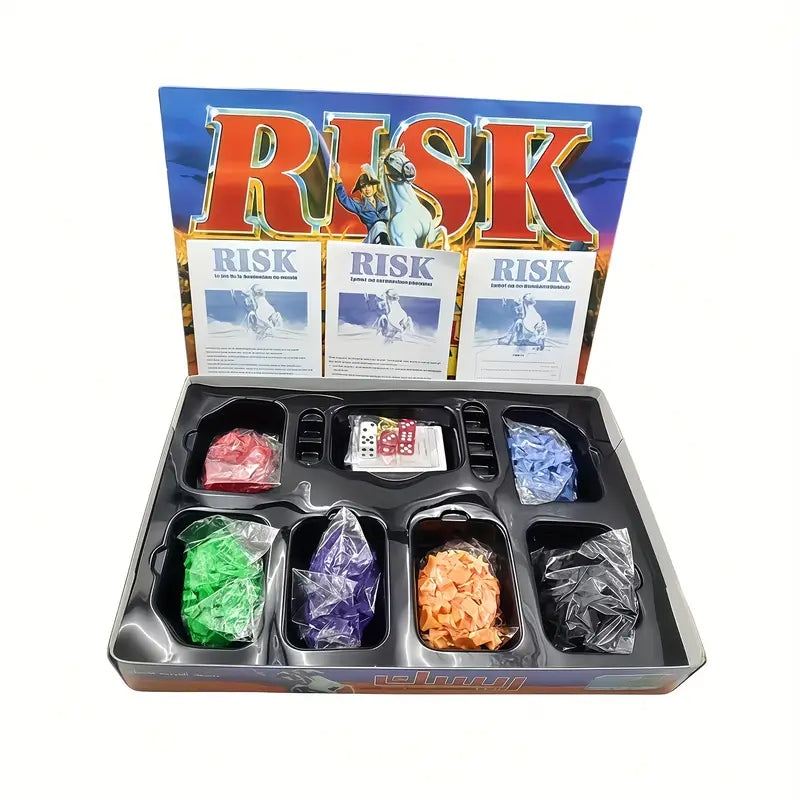 Risk -Arabic Strategy Board Game – World Domination Edition with New Map & Secret Missions | 2–5 Players Ages 10+