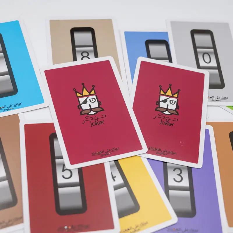 Aink Almuftah, Arabic Card Game The Escape Key – Fast-Paced Strategy Card Game | Race to Survive & Escape First!