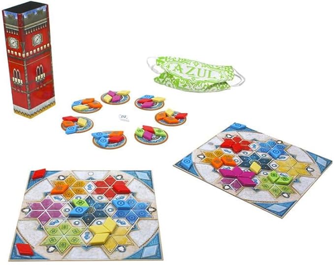 Azul: Summer Pavilion – Strategic Tile-Placement Board Game | 2–5 Players | Craft the Royal Summer Palace