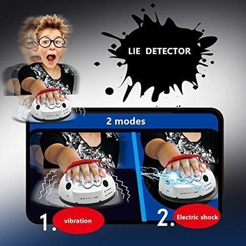 Electric Lie Detector Game – Interactive Polygraph Truth Tester | Fun Party Game for Adults & Teens | Multiplayer Truth & Dare Entertainment