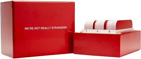WE'RE NOT REALLY STRANGERS Honest Dating Expansion Pack - 50 Cards & Wildcards - Interactive Adult Card Game & Icebreaker - Relationship Building Game - Fun & Engaging Couples' Activity - Expand Your