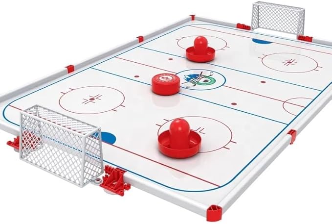 Ice Hockey Tabletop Board Game – Fast‑Action Mini Hockey Rink with Two Sticks & Puck | Family Game Night for 2 Players | 15–30 Min Play