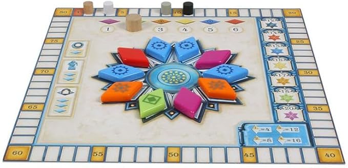 Azul: Summer Pavilion – Strategic Tile-Placement Board Game | 2–5 Players | Craft the Royal Summer Palace