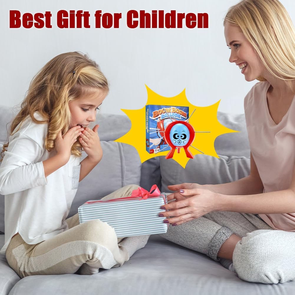 Gcffom Balloon Toy Boom, Burst Game Desktop, Balloons Burst Board Game, Interactive, Suitable for Parties, Holidays, Birthday Parties, Friends and Family Interactions