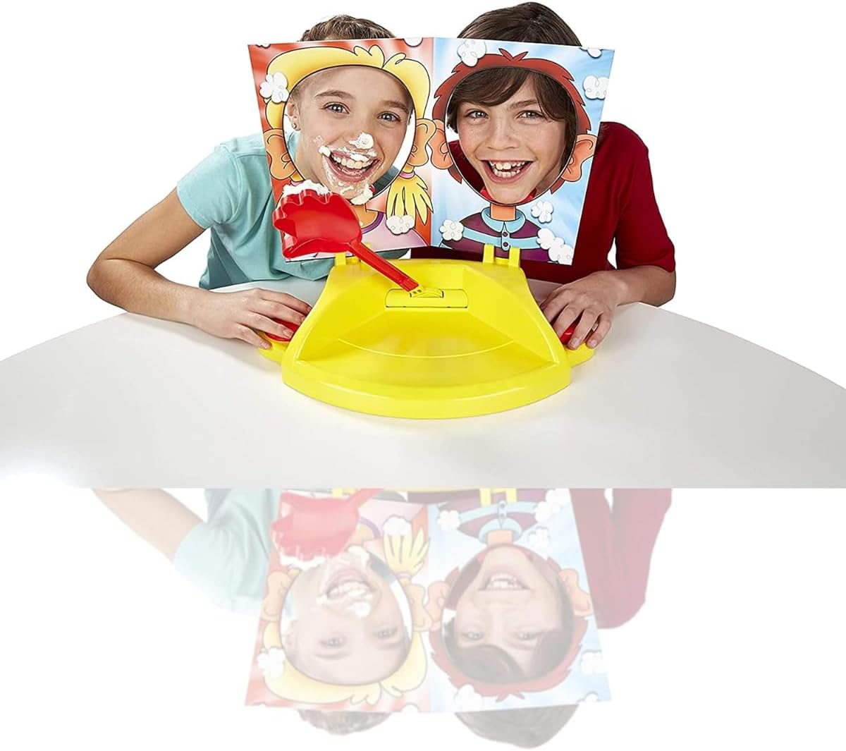 Pie Face Game Showdown – Double Player Cream Slap Toy | Funny Family Challenge Game for Kids & Adults | Prank & Party Toy