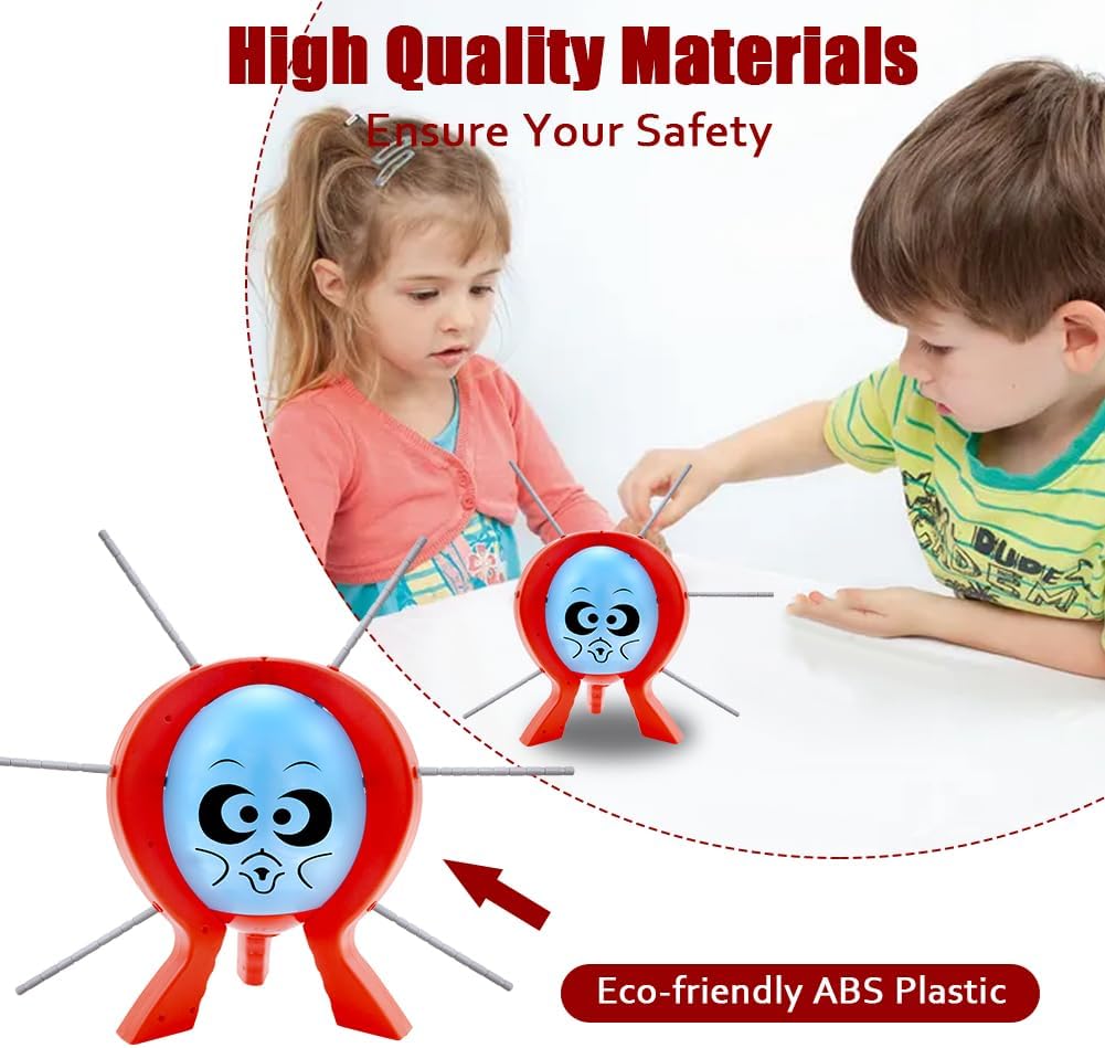 Gcffom Balloon Toy Boom, Burst Game Desktop, Balloons Burst Board Game, Interactive, Suitable for Parties, Holidays, Birthday Parties, Friends and Family Interactions