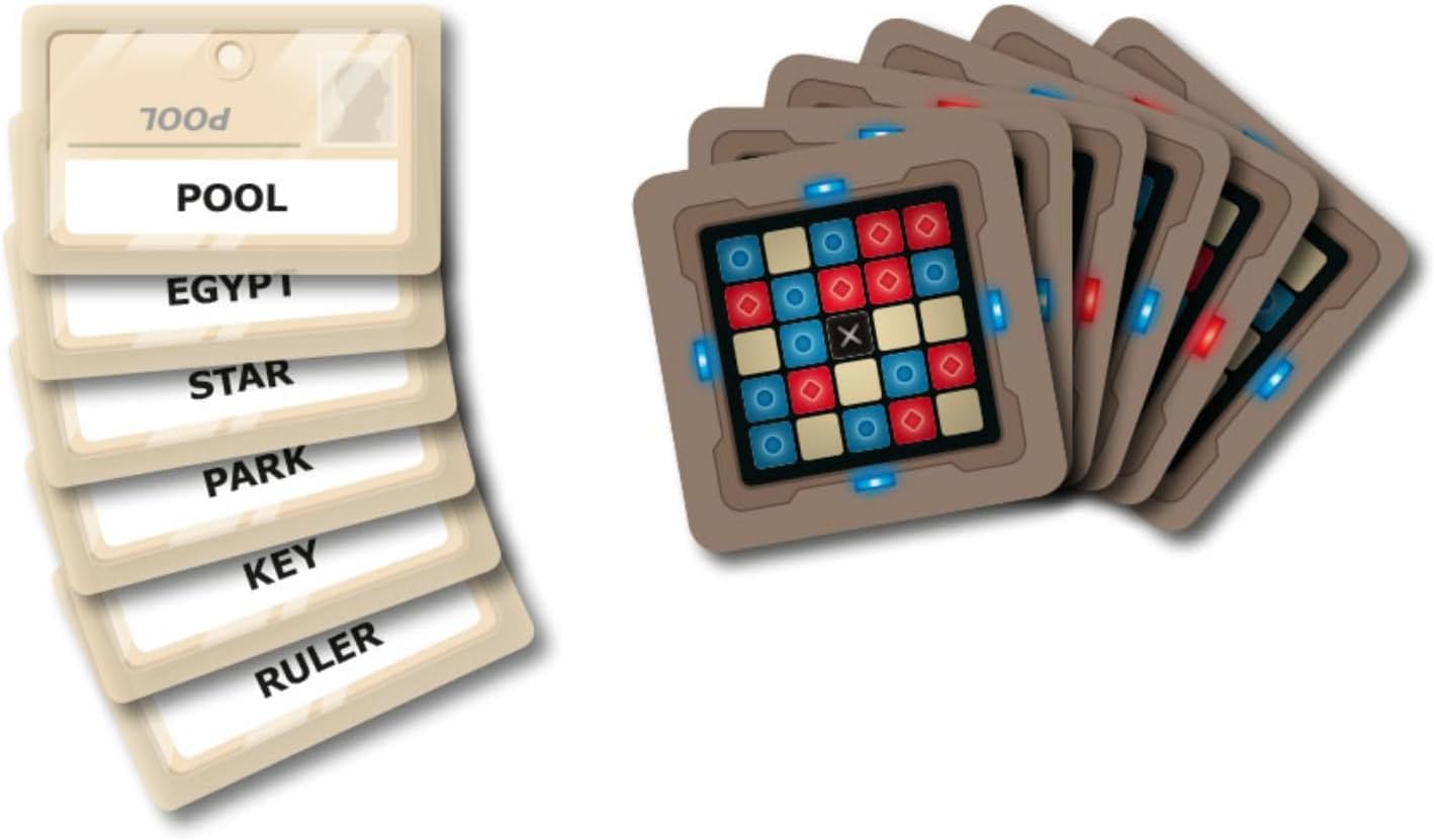 SNAPTRON® Codenames Word Party Game – Top Secret Spy Game for 2–8+ Players – Fast-Paced Team Game for Family & Friends – Best Group Play for Adults & Kids Ages 10+