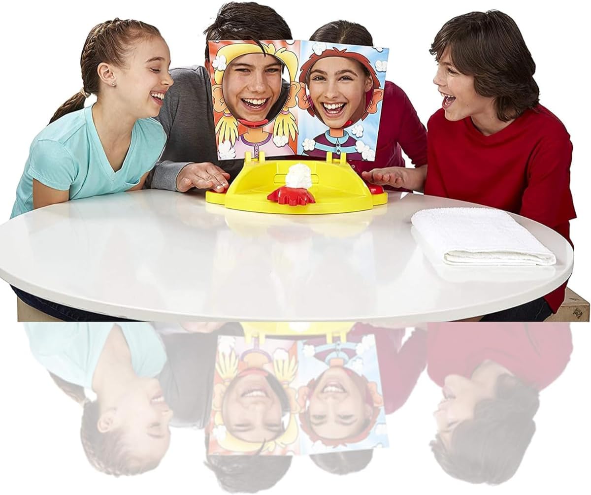 Pie Face Game Showdown – Double Player Cream Slap Toy | Funny Family Challenge Game for Kids & Adults | Prank & Party Toy