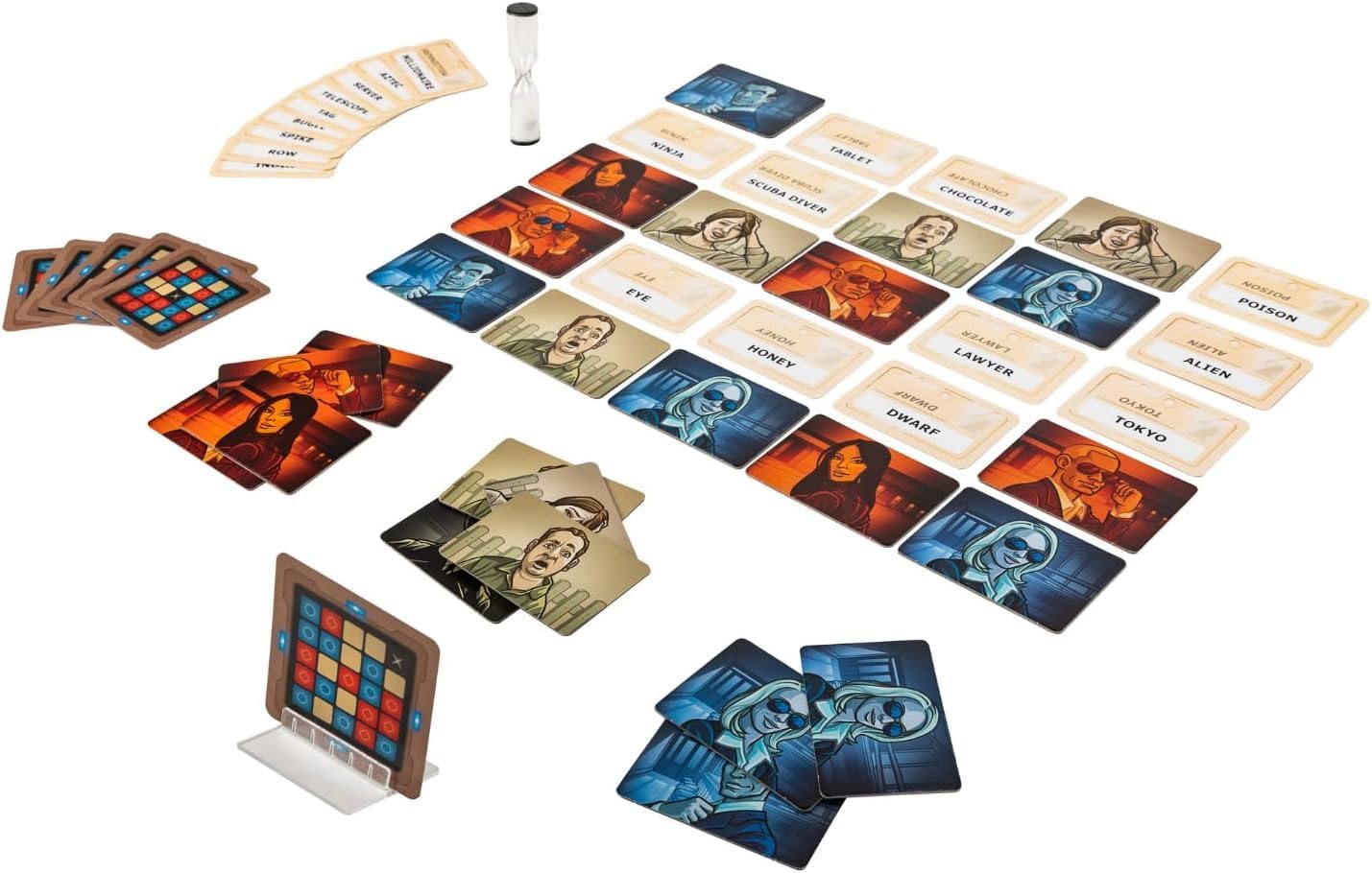 SNAPTRON® Codenames Word Party Game – Top Secret Spy Game for 2–8+ Players – Fast-Paced Team Game for Family & Friends – Best Group Play for Adults & Kids Ages 10+