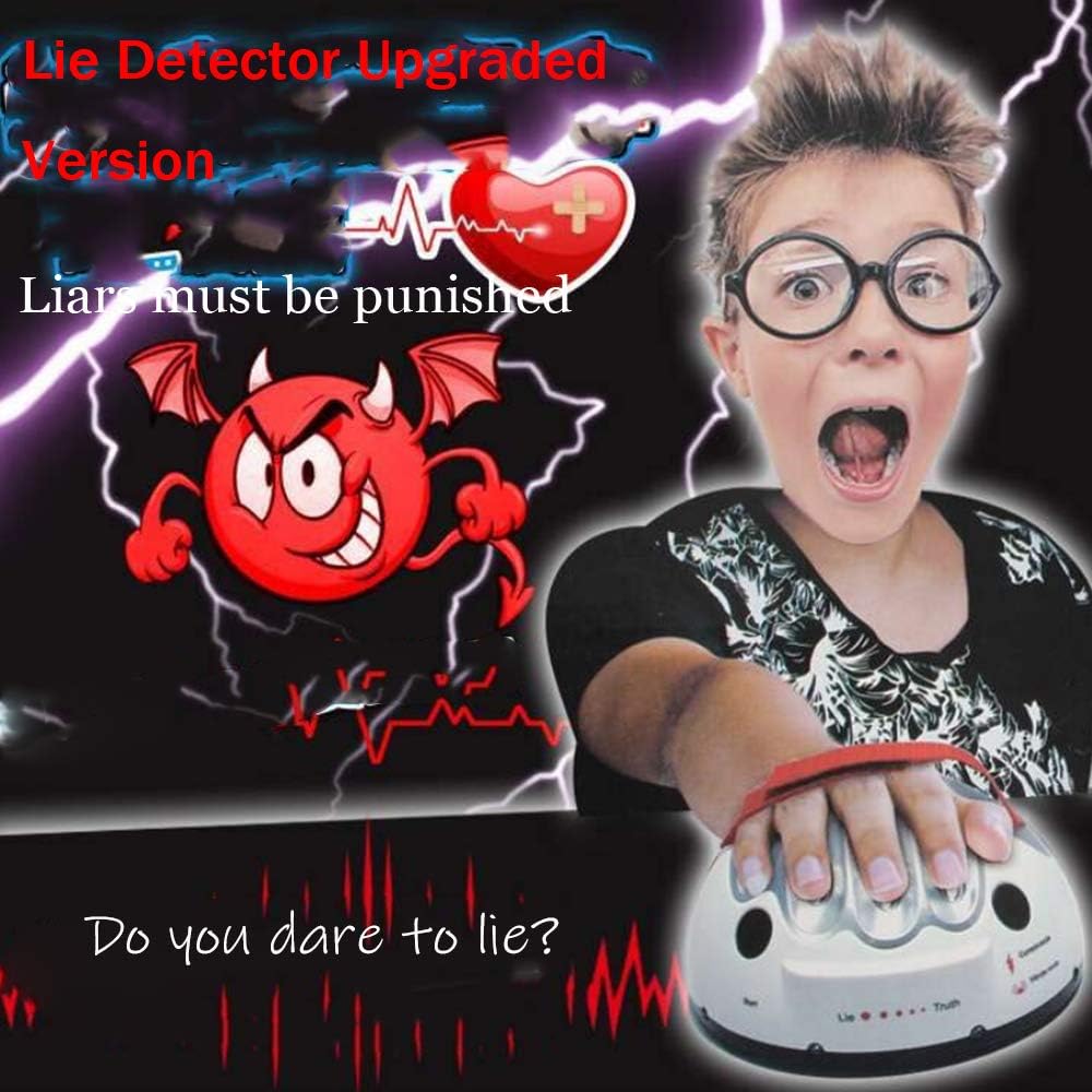 OUKEYI Micro Electric Shock Lie Detector, Shocking Liar Party Game Interesting True or Dare Detector Joke Toys Polygraph Entertainment