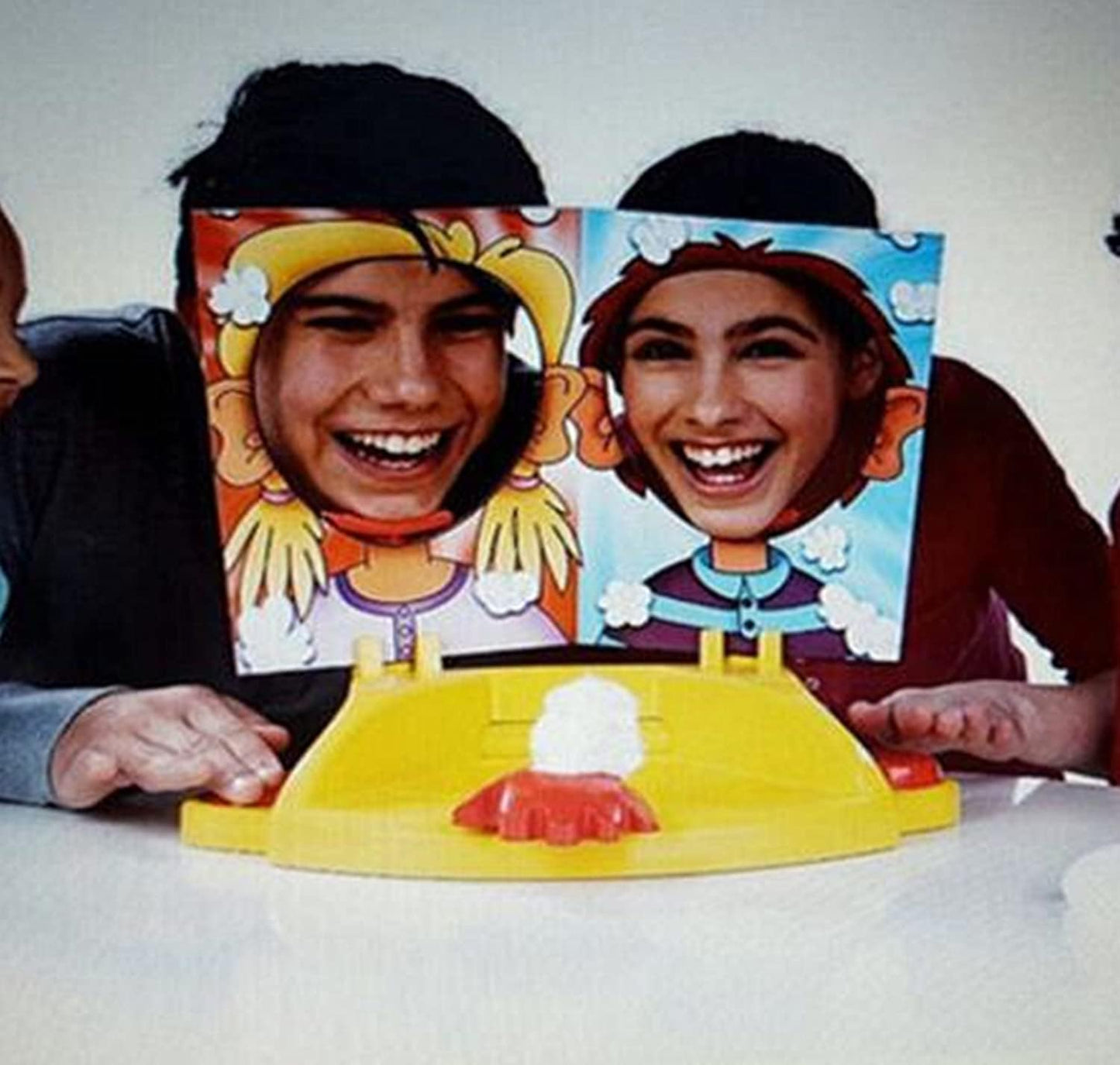 SKEIDO 1PC Double Person Pie Cake To Face Family Funny Game Gags Anti Stress Toy for Child Showdown Challenge Prank Jokes
