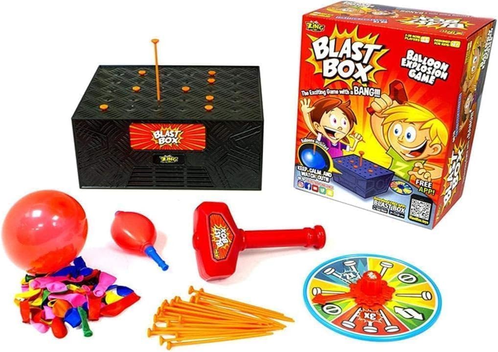 Blast Box | Balloon Explosion Challenge for Kids & Family | Don't Pop It Party Game
