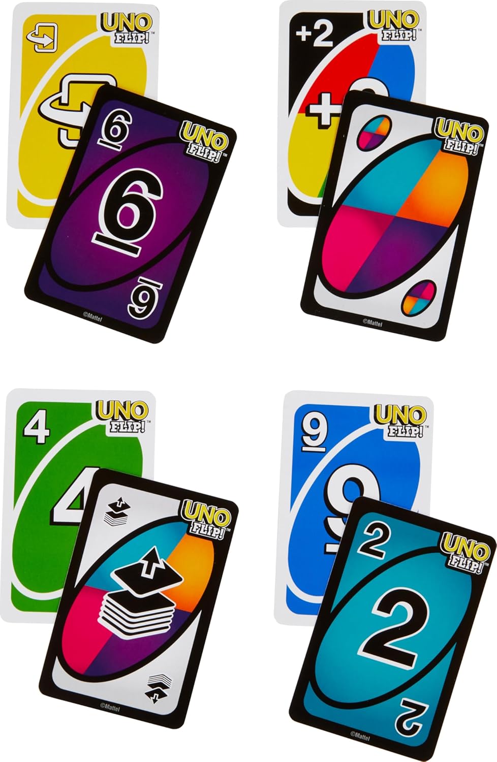 Mattel Uno FLIP, Card Game GDR44, multicolour