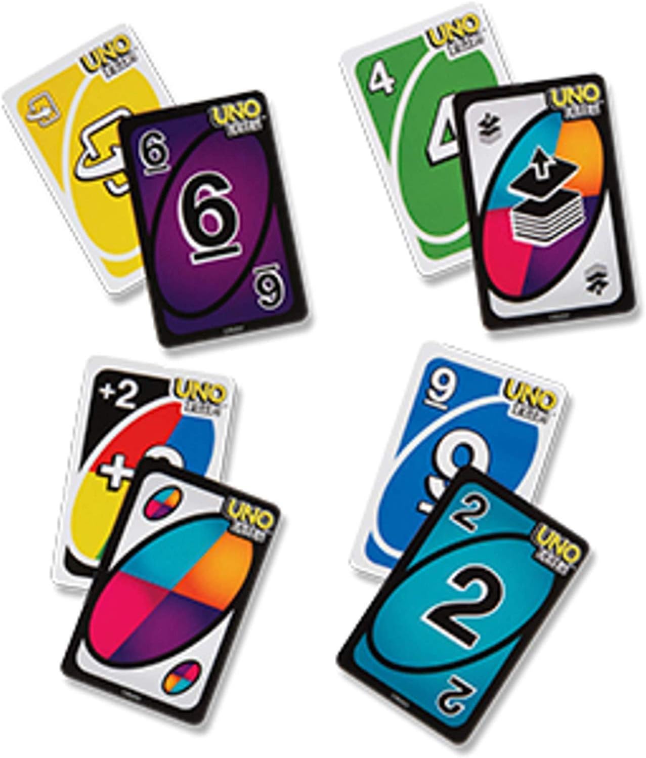 Mattel Uno Original and Flip Card Games -Combo Pack of 2