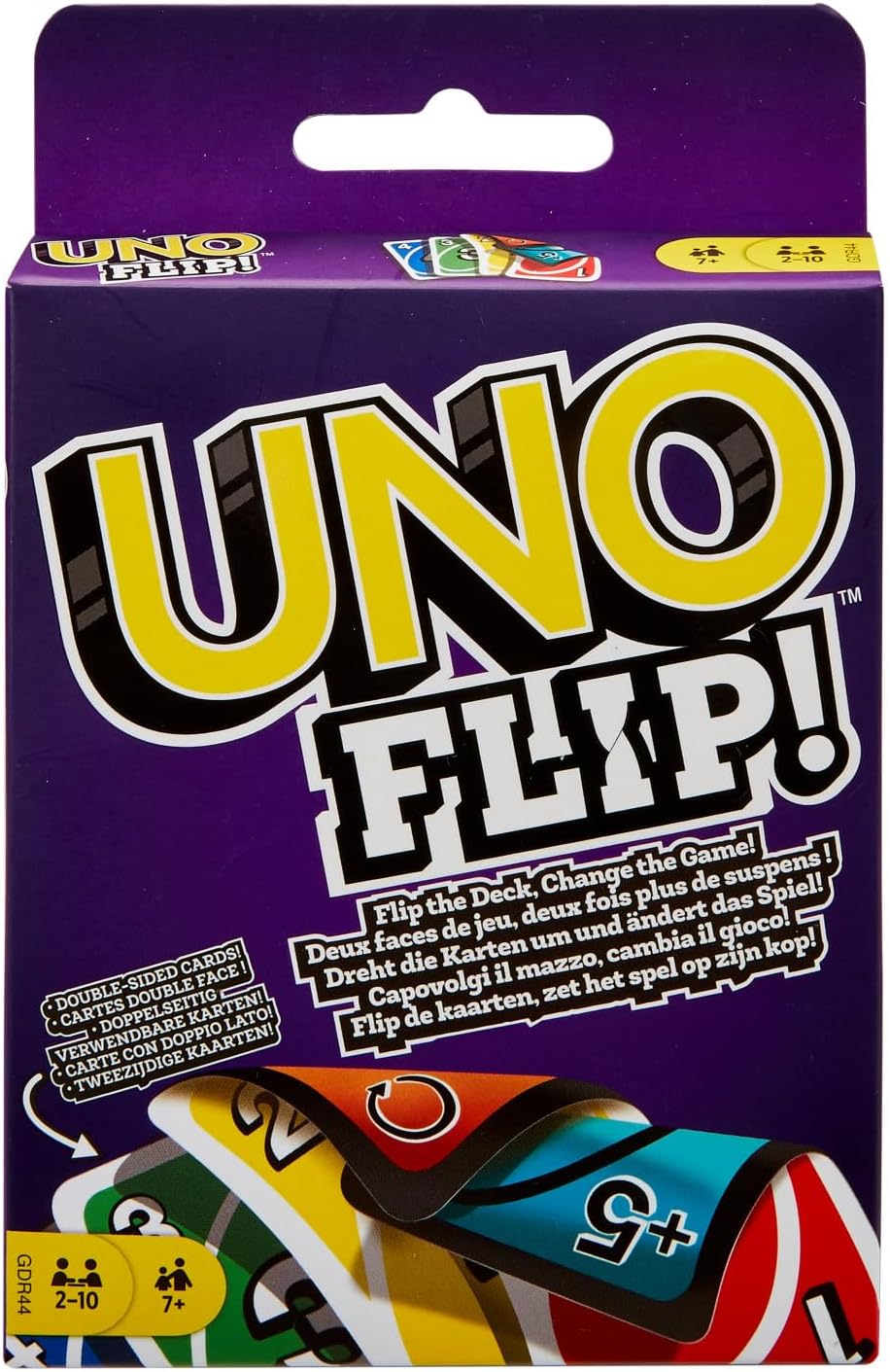 Mattel Uno FLIP, Card Game GDR44, multicolour