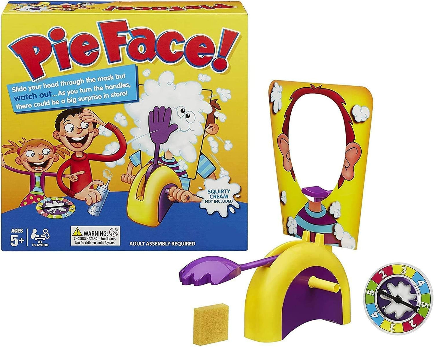 VERSCOS Pie Face Game for Fun- Family Funny Environmental Party Game Toys for Kids Ages 5 and Up