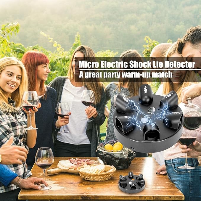 Electric Shock Party Game –Amazing Roulette | Multiplayer Shocking Roulette for Adults, Teens & Game Nights | 2–6 Players