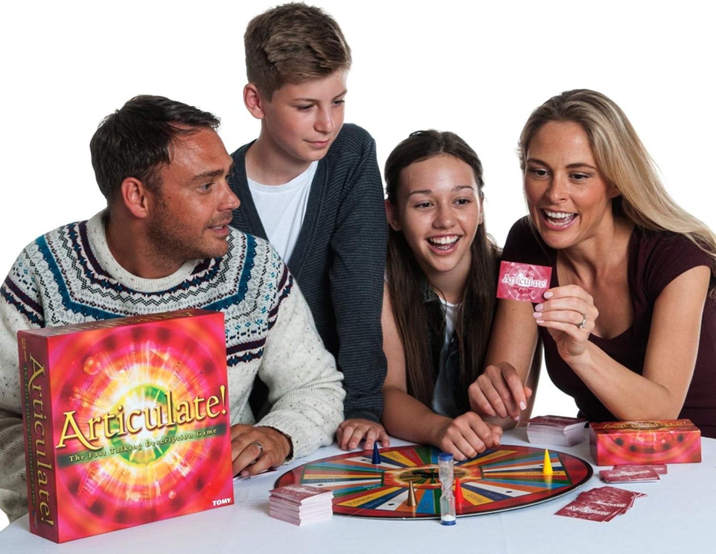 Tomy Articulate Family Board Game, U.S. Version, Multi (T73073)
