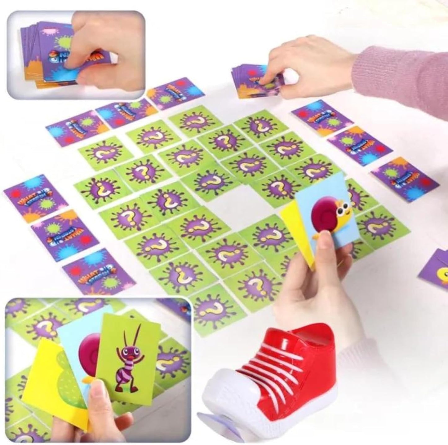 TOYS STORM What Did I Step In? Board Game STEP ON THE SQUARES & MATCH PAIRS ! Joke Funny Children's Parent-Child Interaction Match Toy