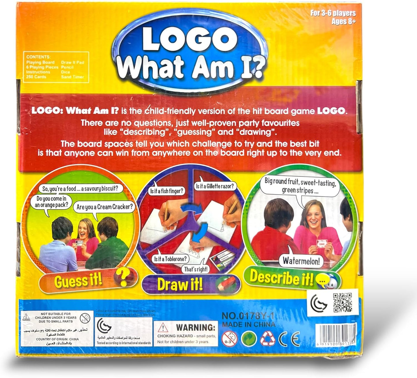 Logo what am I Card game