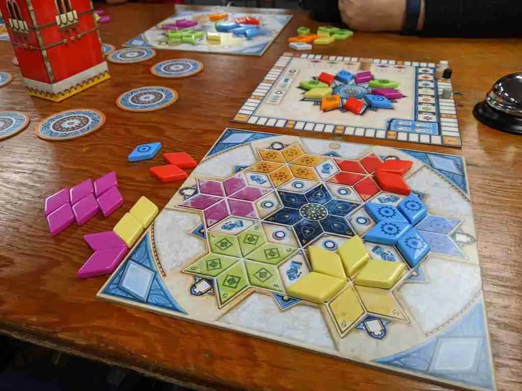 Azul: Summer Pavilion – Strategic Tile-Placement Board Game | 2–5 Players | Craft the Royal Summer Palace