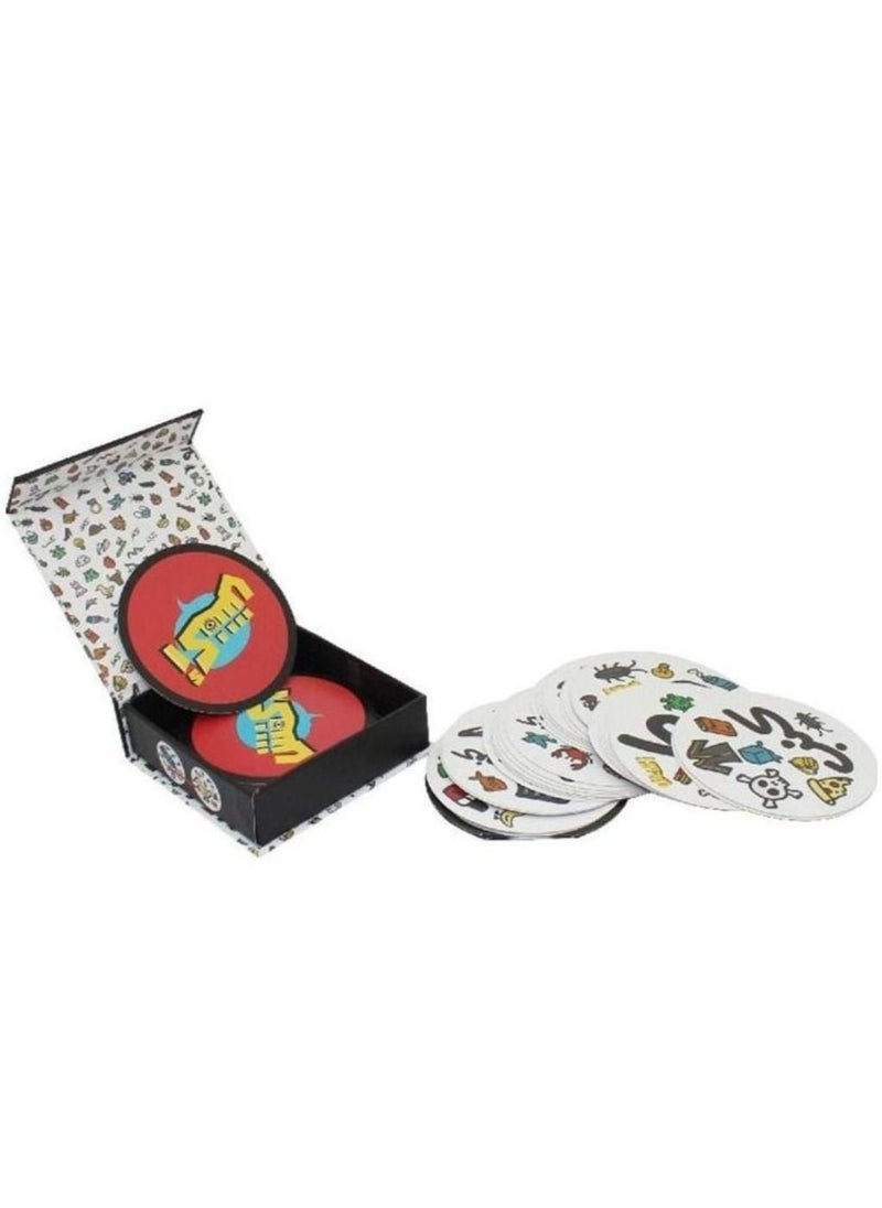 AKFISH -Icon Match– Fast-Paced Fun Card Game for Kids & Families | 2–8 Players, Ages 6+