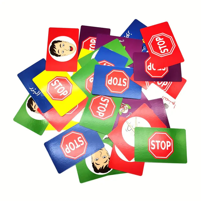 Haraka Stop – Arabic High-Speed Reaction Card Game 🎉 | Ages 10+, 2–10 Players