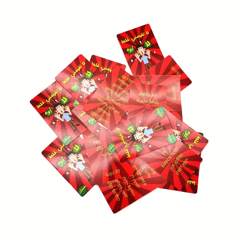 La Tefhamni Ghalat – Hilarious Arabic Card Game for Friends & Family | 2–10 Players, Ages 10+