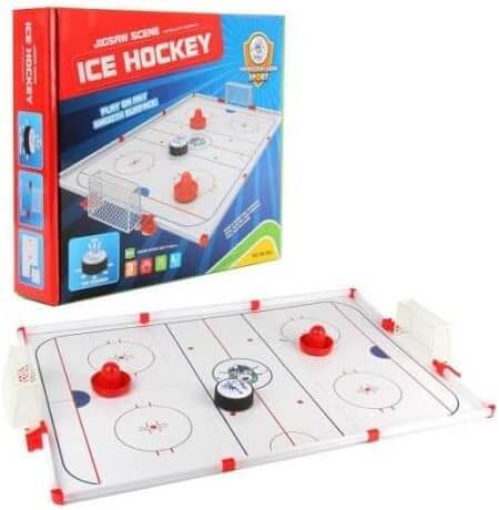 Ice Hockey Tabletop Board Game – Fast‑Action Mini Hockey Rink with Two Sticks & Puck | Family Game Night for 2 Players | 15–30 Min Play