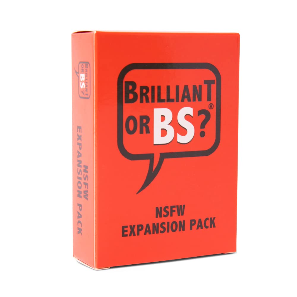 Brilliant or BS? - A Trivia Party Game for Know-It-Alls and Big Fat Liars [Hilarious Bluffing Game for 4-6 Players, Family-Friendly, Ages 14+]