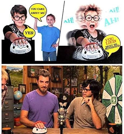 Electric Lie Detector Game – Interactive Polygraph Truth Tester | Fun Party Game for Adults & Teens | Multiplayer Truth & Dare Entertainment