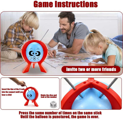 Gcffom Balloon Toy Boom, Burst Game Desktop, Balloons Burst Board Game, Interactive, Suitable for Parties, Holidays, Birthday Parties, Friends and Family Interactions