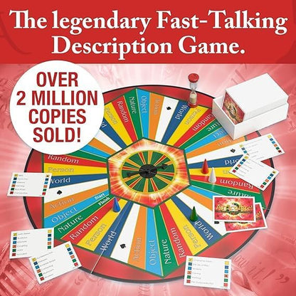 Articulate! – The Fast-Talking Word Guessing Game | Hilarious Family & Party Board Game | Ages 12+, 4–20+ Players | 500 Cards + Spinner