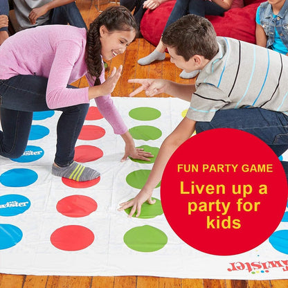Goodern Twister Game,Twister Party Classic Board Game Team Twister Game for 2 or More Players,Twister Kids Game Floor Mat Game Funny Balance Games Pad with Spinner for Indoor Outdoor Game Party