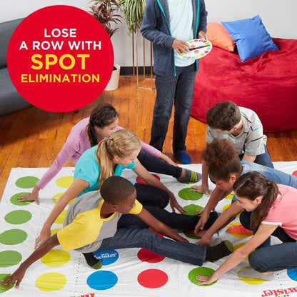 Goodern Twister Game,Twister Party Classic Board Game Team Twister Game for 2 or More Players,Twister Kids Game Floor Mat Game Funny Balance Games Pad with Spinner for Indoor Outdoor Game Party