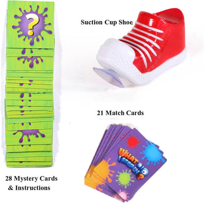 TOYS STORM What Did I Step In? Board Game STEP ON THE SQUARES & MATCH PAIRS ! Joke Funny Children's Parent-Child Interaction Match Toy