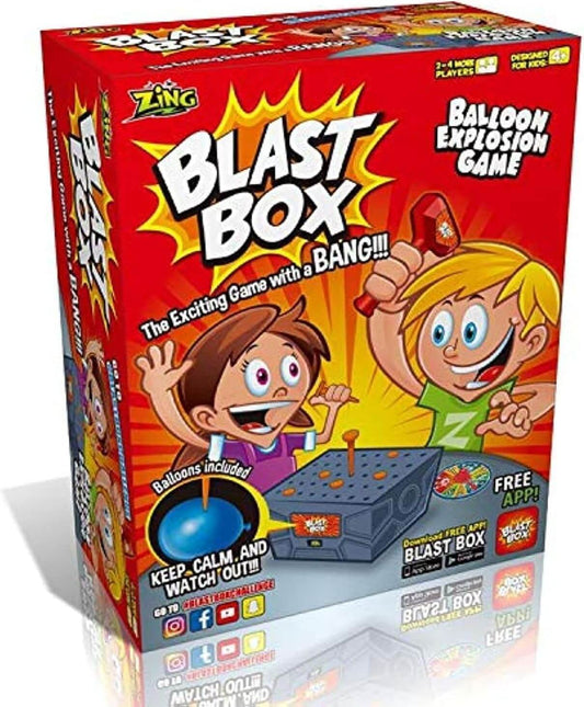 Blast Box | Balloon Explosion Challenge for Kids & Family | Don't Pop It Party Game