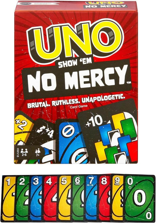 JOZUTTOW Show 'Em No Mercy, ame Card, Kids, Adults, Family Night, 2-10 Players | Iconic Characters, Engaging Gameplay, Develop Strategies & Skills Bundle (168 Cards)