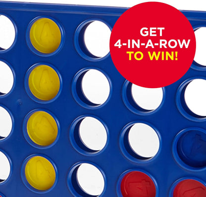 Connect 4 Strategy Game – Classic 2-Player Board Game for Kids & Families | Includes 42 Discs & Grid | Fun & Educational Gift for Ages 6+
