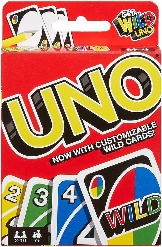 Mattel Games MTL-TOY05 UNO Kartenspiel, transparent, 200 g, MAT41001M