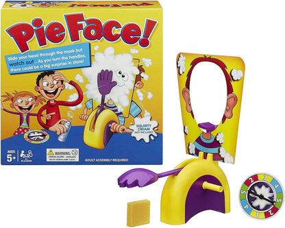 VERSCOS Pie Face Game for Fun- Family Funny Environmental Party Game Toys for Kids Ages 5 and Up
