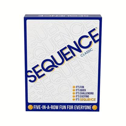 Sequence Classic Board Game – Family Strategy Game for 2-12 Players | Fun & Easy to Learn