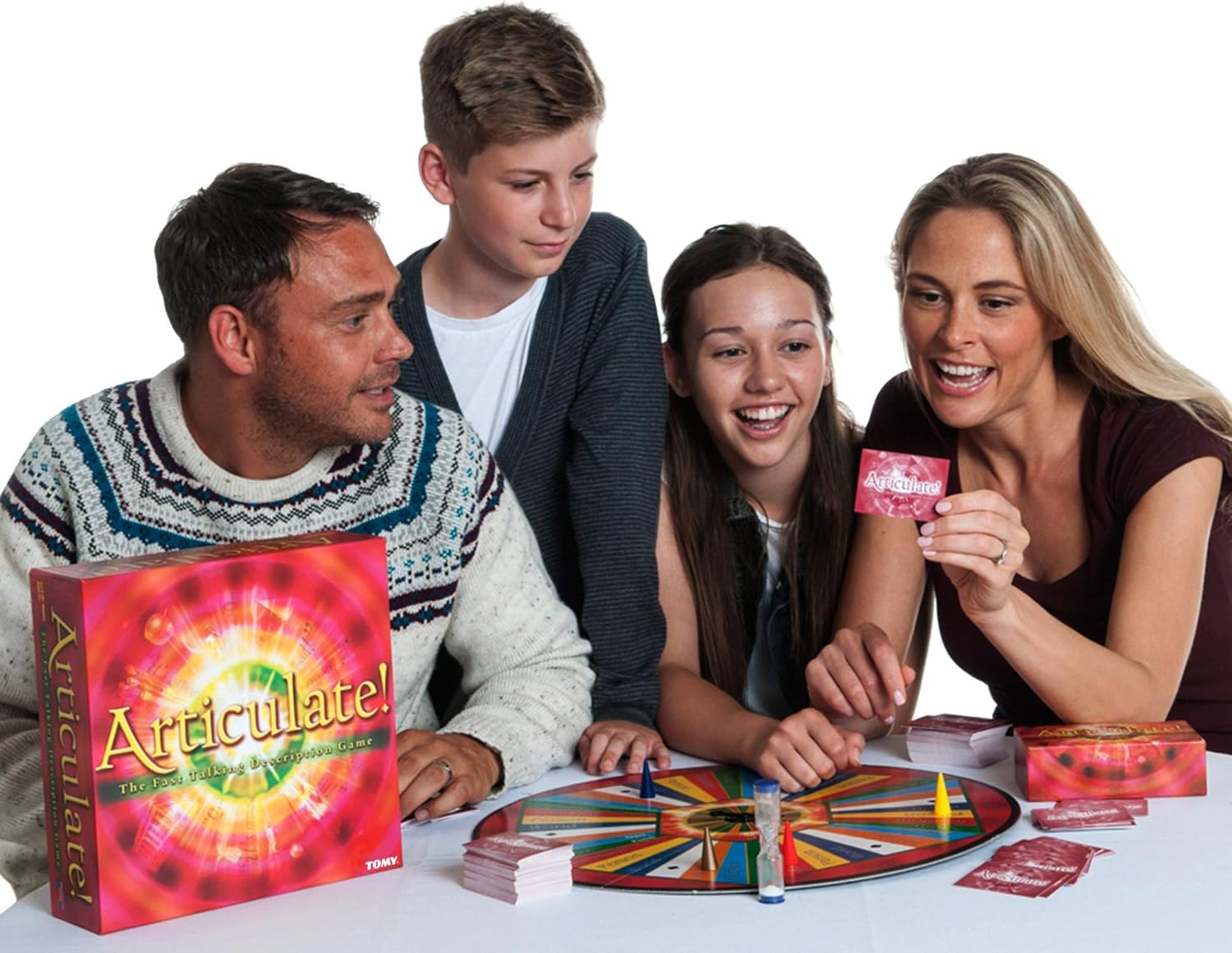 Tomy Articulate Family Board Game, U.S. Version, Multi (T73073)