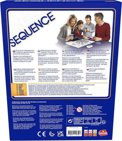 Sequence Classic Board Game – Family Strategy Game for 2-12 Players | Fun & Easy to Learn