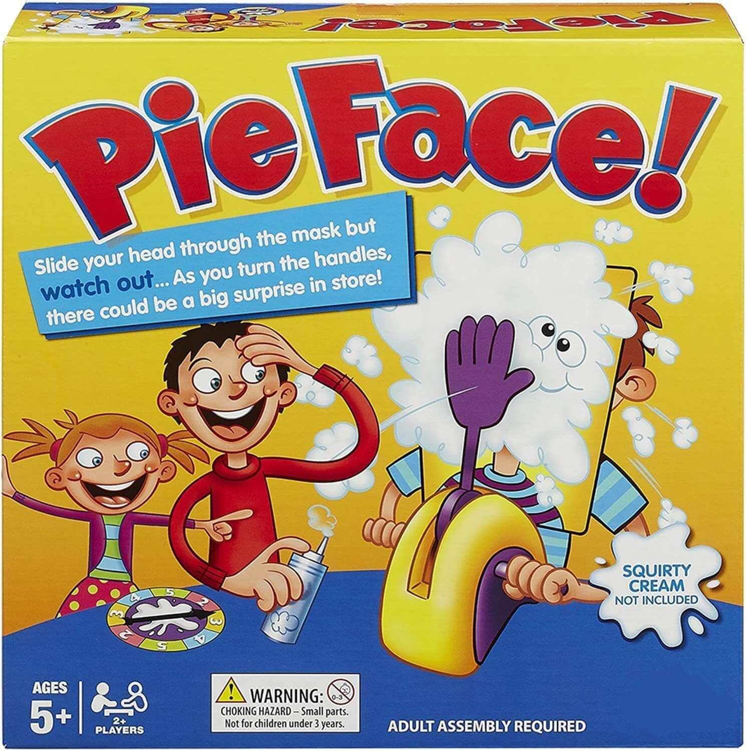 VERSCOS Pie Face Game for Fun- Family Funny Environmental Party Game Toys for Kids Ages 5 and Up