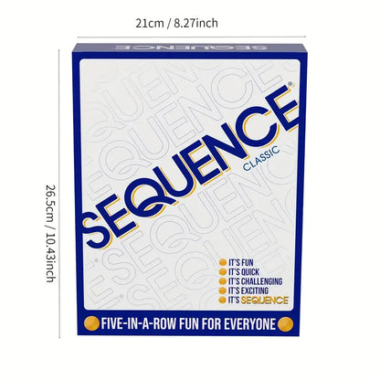Sequence Classic Board Game – Family Strategy Game for 2-12 Players | Fun & Easy to Learn