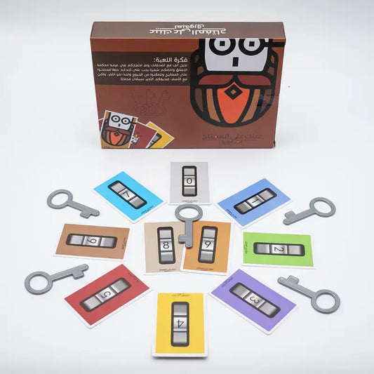 Aink Almuftah, Arabic Card Game The Escape Key – Fast-Paced Strategy Card Game | Race to Survive & Escape First!